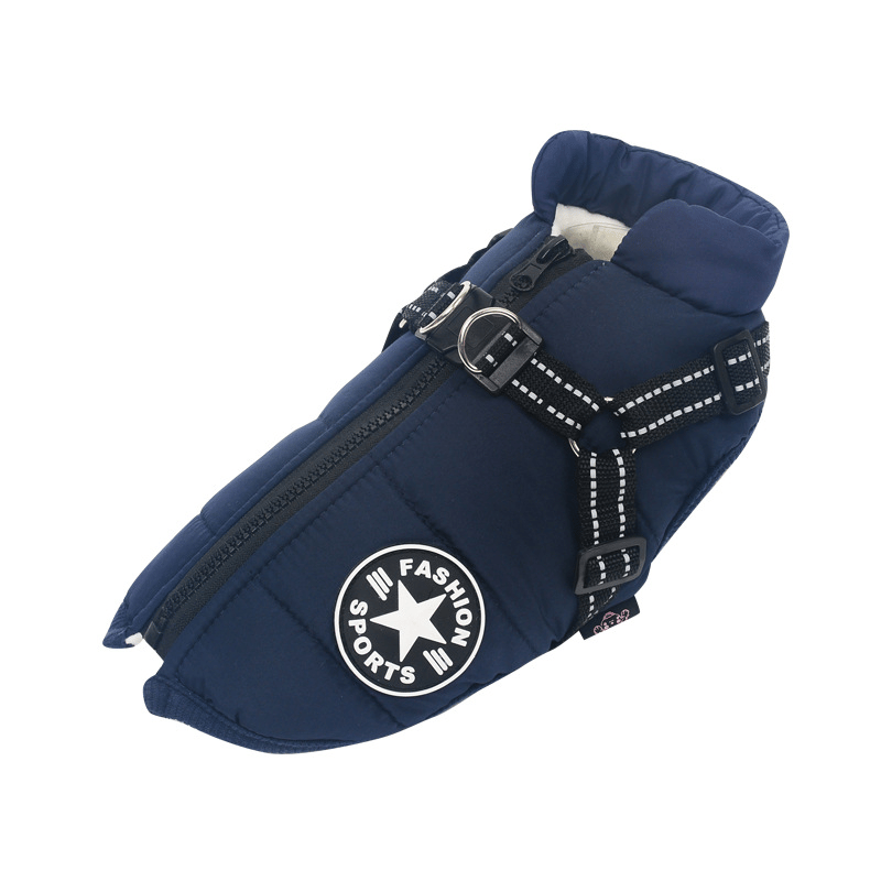 ?Christmas sale-49% Off?Winter Warm Pet Dog Waterproof Jacket With Harness