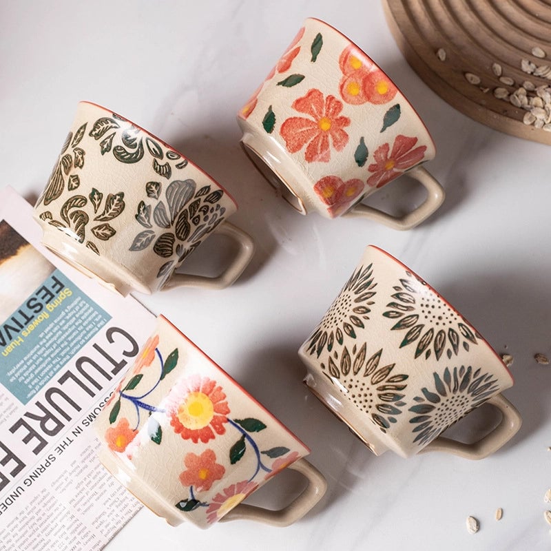 Elegant Solid Color White Porcelain Mug 1 Piece