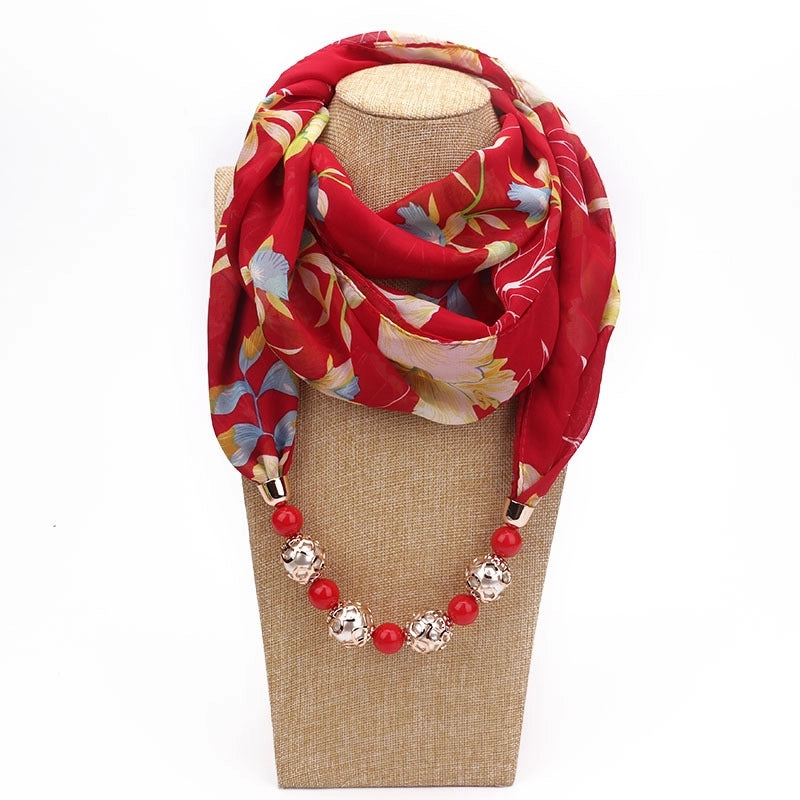 Women's Streetwear Geometric Chiffon Printing Scarf
