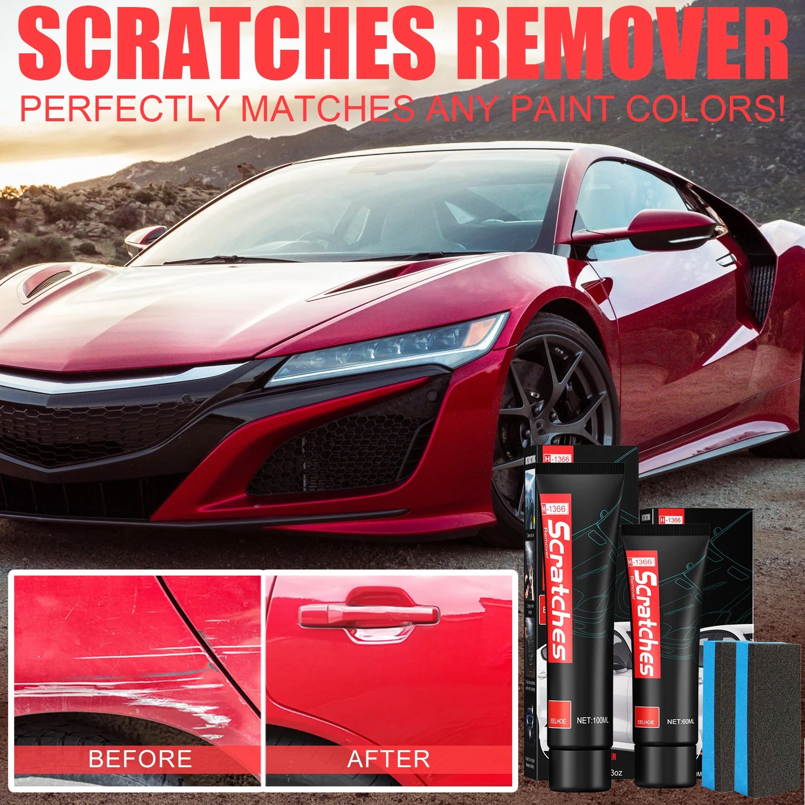 🔥 Summer Promotion 49% OFF💕Premium Car Scratch Removal Kit