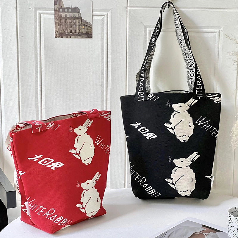 Women's Large Polyester Star Streetwear Square Open Handbag