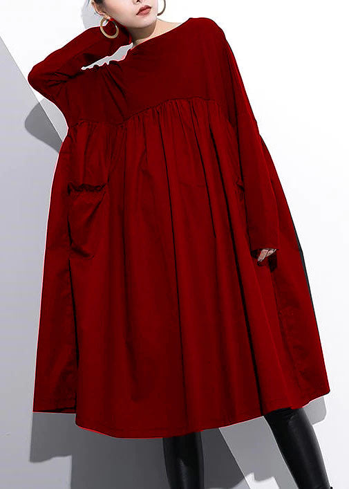 Elegant Cinched o neck Cotton clothes For Women Tutorials  Yellow chrysanthemum Dresses