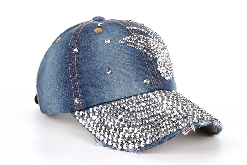 Women's Basic Butterfly Curved Eaves Baseball Cap