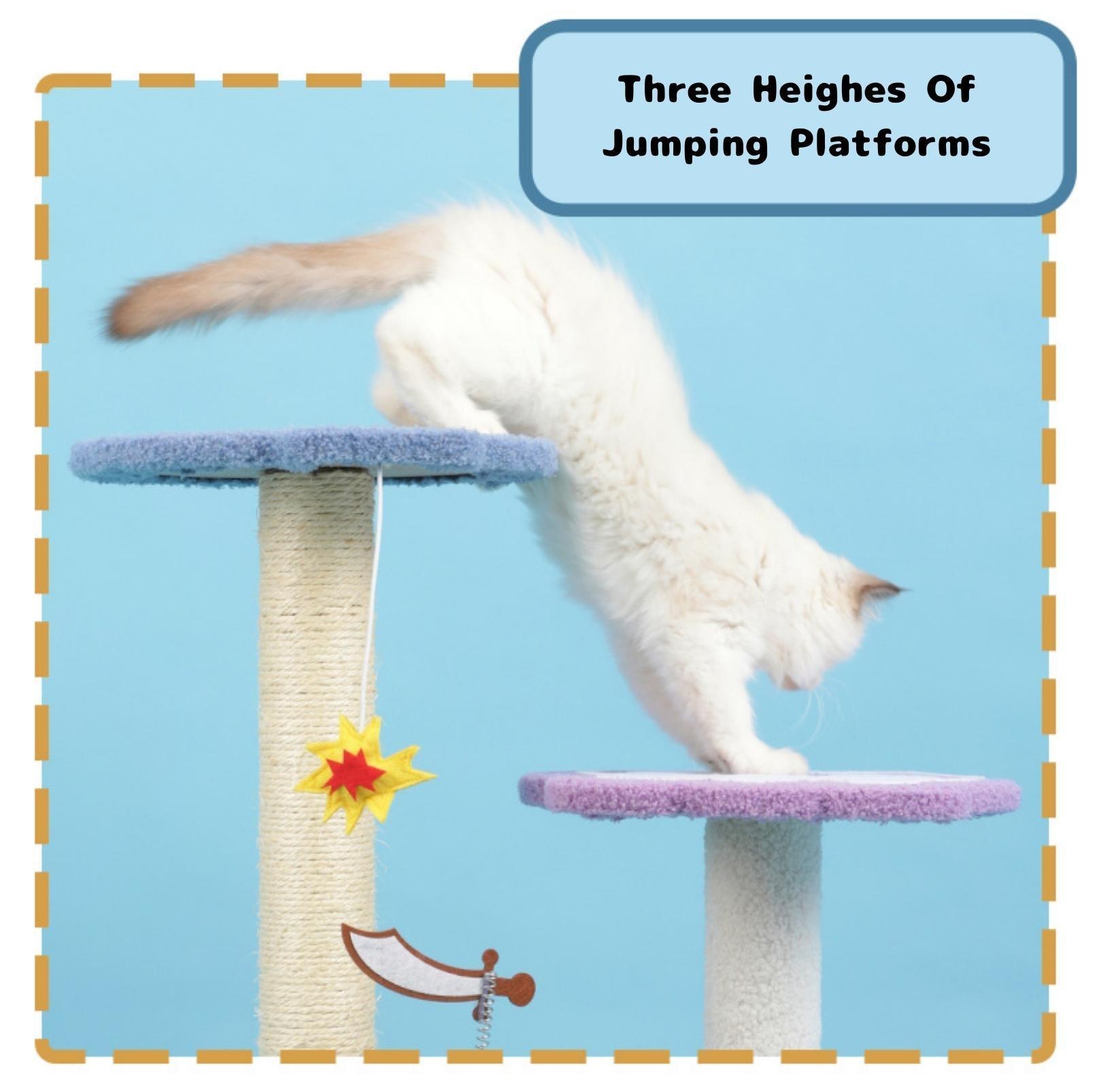 Tinypet Captain A-Bing's Pirate Ship Cat Tree Climbing Frame