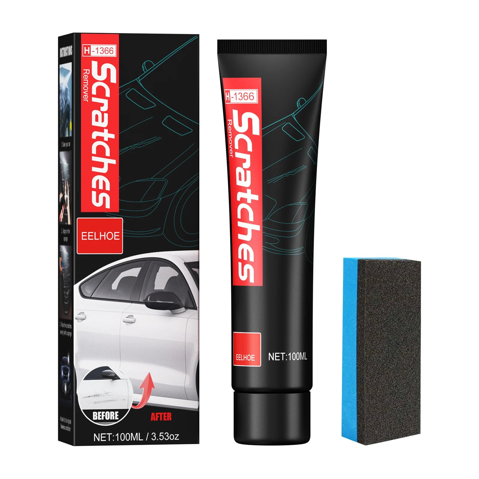 🔥 Summer Promotion 49% OFF💕Premium Car Scratch Removal Kit