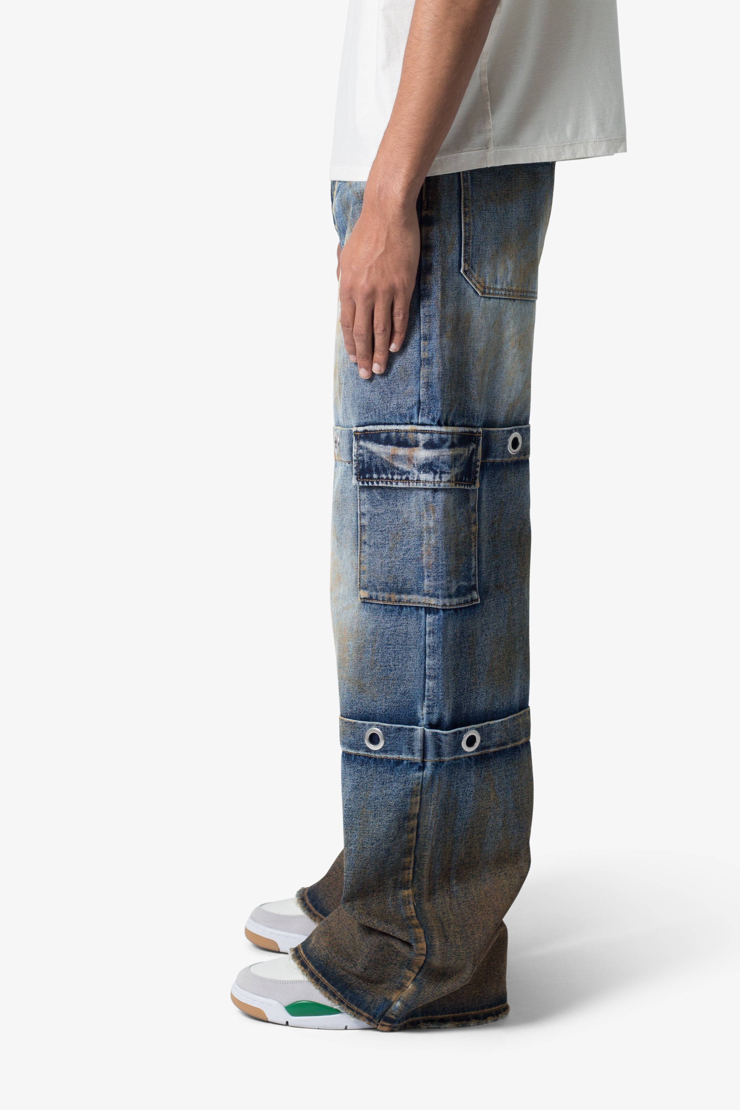 Void Baggy Ring Denim - Medium Blue