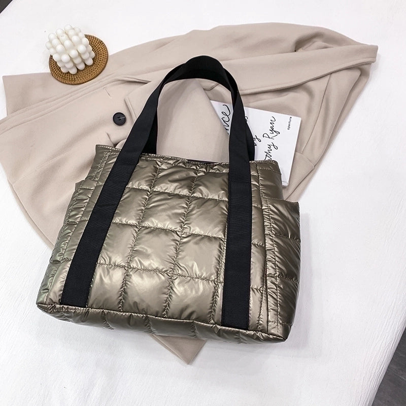 Women's Medium Autumn&winter Nylon Fashion Tote Bag