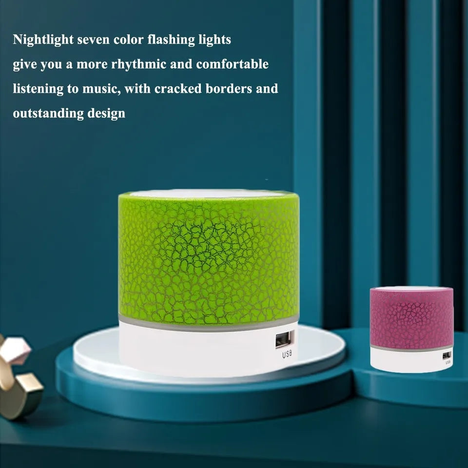 MINI LED CRACKS COLORFUL BLUETOOTH SPEAKERS