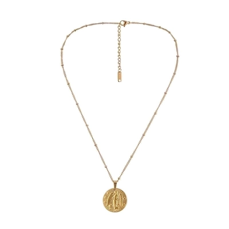 Fashion Constellation Stainless Steel Plating Pendant Necklace 1 Piece