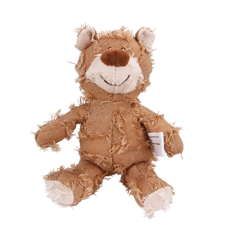 Cute Dog Teething Corduroy Sounding Plush Toy