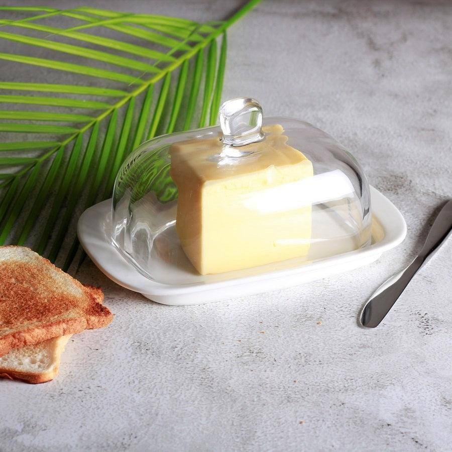 Daily Butter Dish with Glass Lid