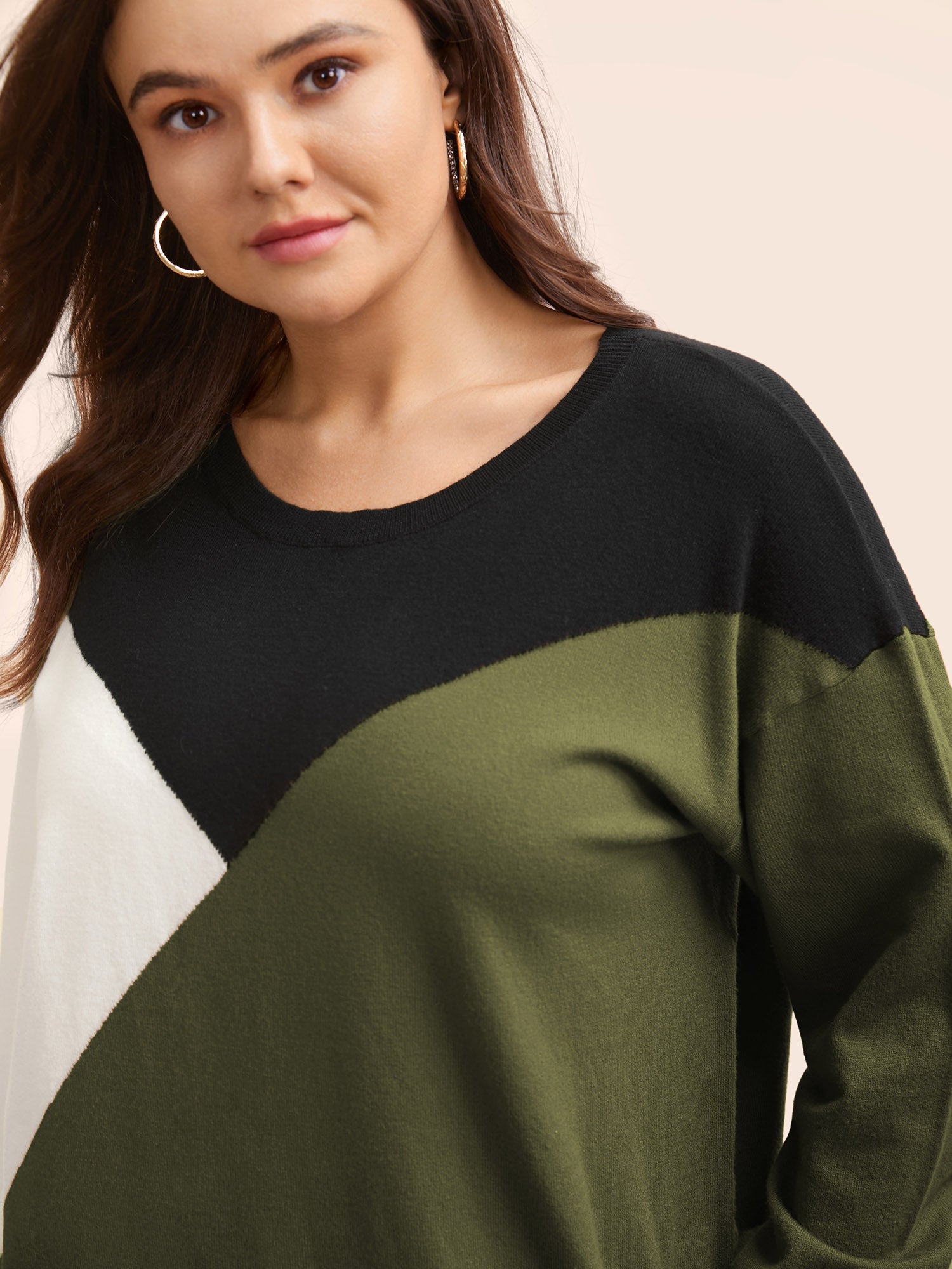 Supersoft Essentials Colorblock Contrast Pullover