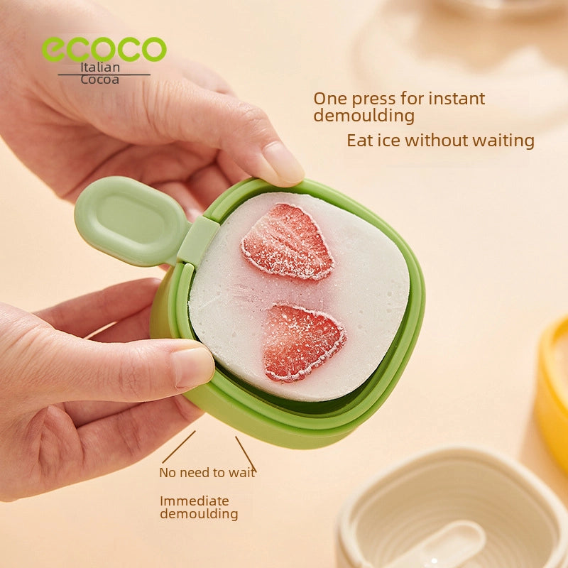 Ice Cream Mold Household Popsicle Popsicle Ice Cream Ice Cream Ice Cream Cheese Stick Silicone Food Grade Abrasive Tool Homemade