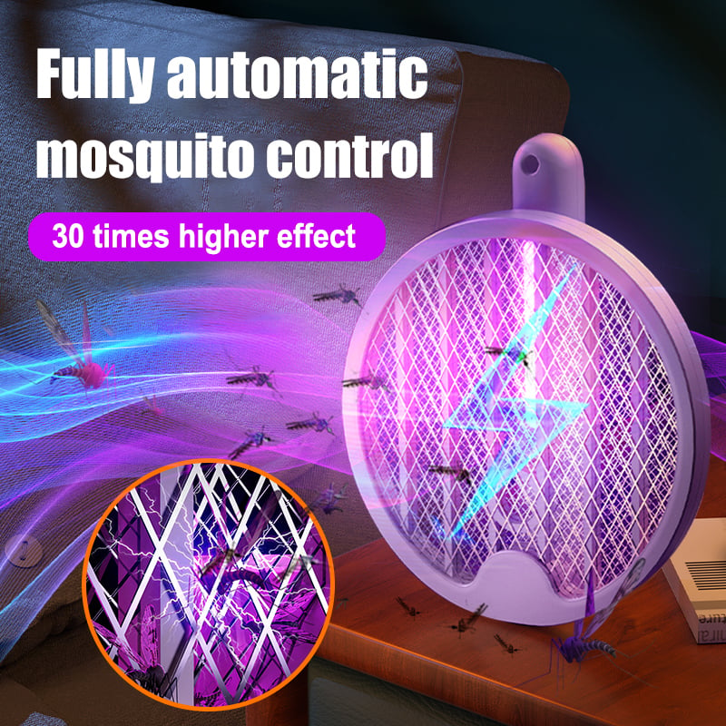 🎉Summer Sale🎉4-in-1 Foldable Mosquito Racket