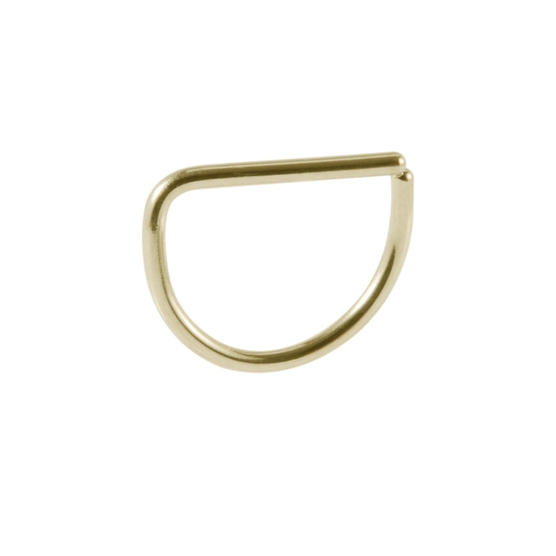 1 Piece Nose Rings & Studs Casual Vacation Geometric 304 Stainless Steel Polishing 18K Gold Plated Lip Rings Ear Cartilage Rings & Studs Nose Rings & Studs