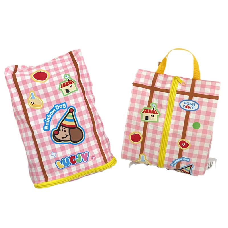 Cute Minimalist Cartoon Cloth Storage Bag