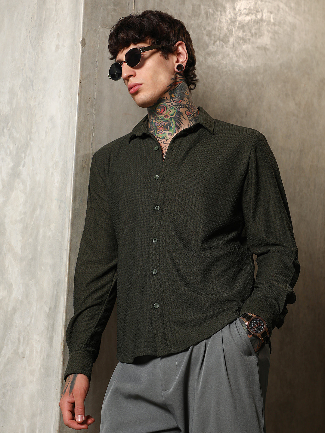 Gridveil-Tactile Shirt