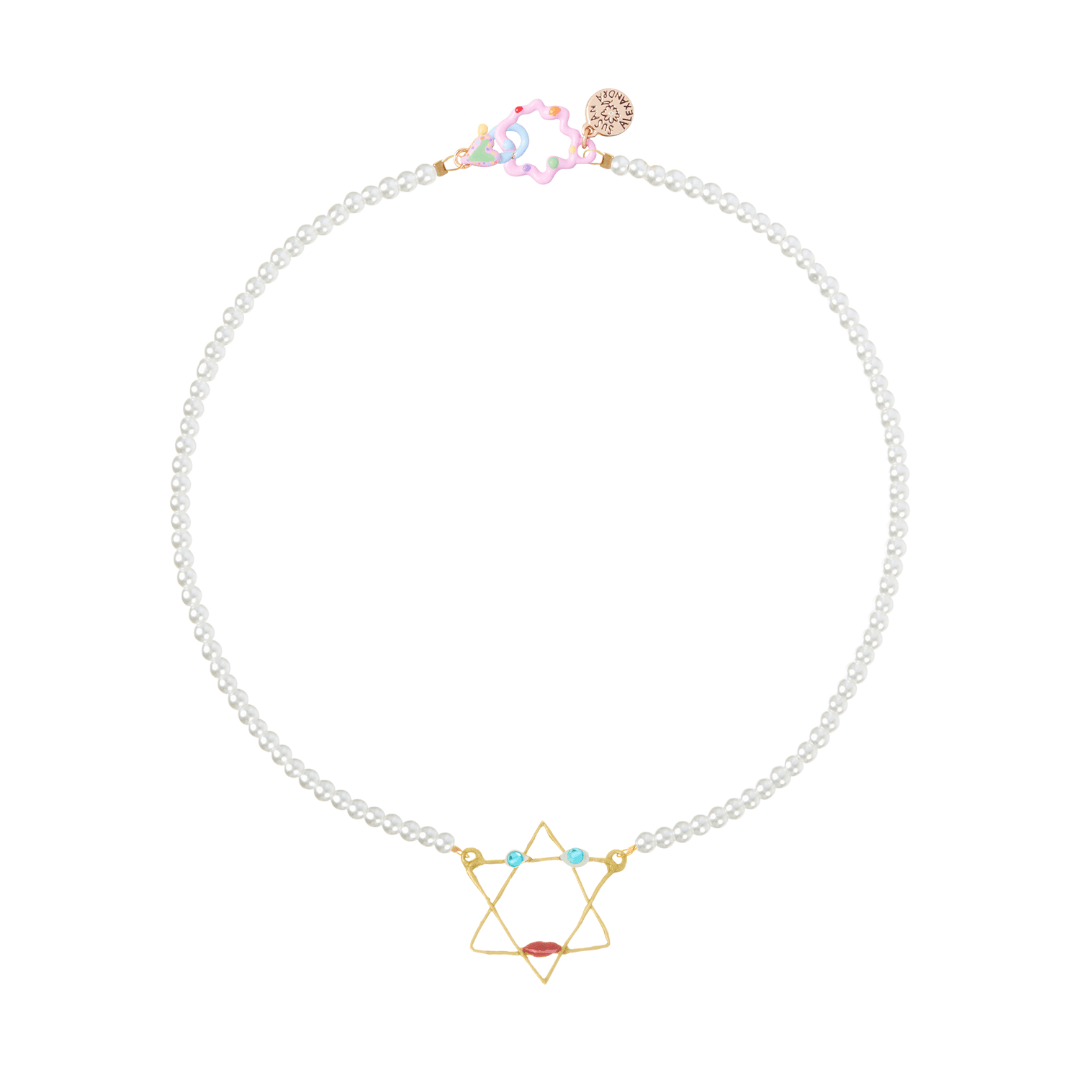 Star of Susan Necklace - Pearl