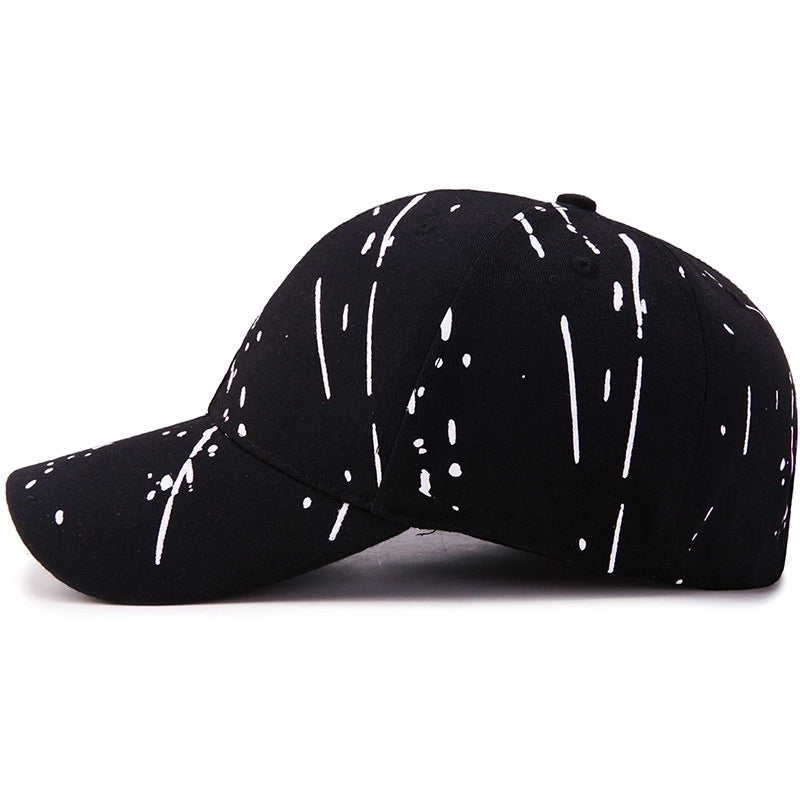 Unisex Hip-hop Retro Streetwear Graffiti Curved Eaves Baseball Cap