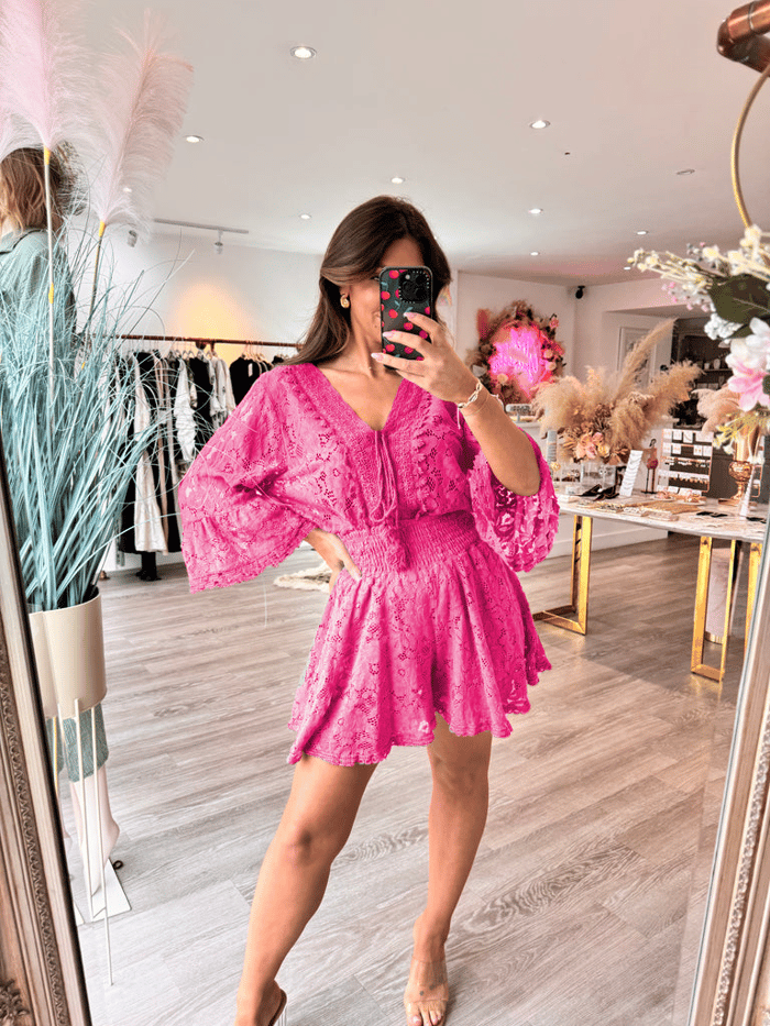 🌸 Limited time hot promotion | Casual cropped V-neck lace set