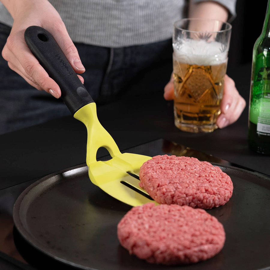 Slotted Burger Spatula - Green