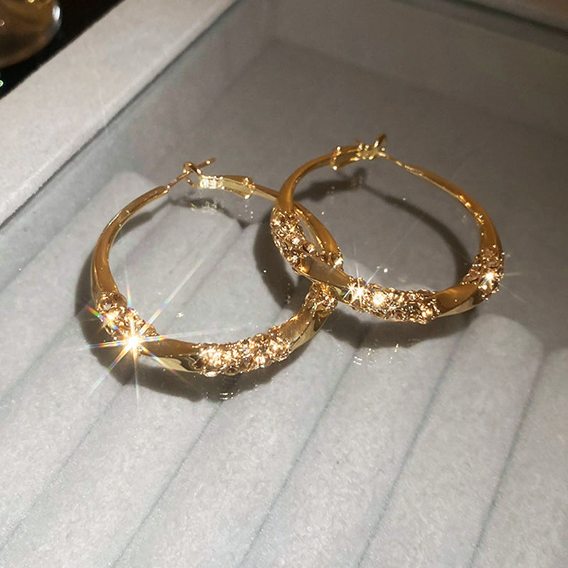 💖LAST DAY SALE 49% OFF💖Circle Earrings with Zirconia