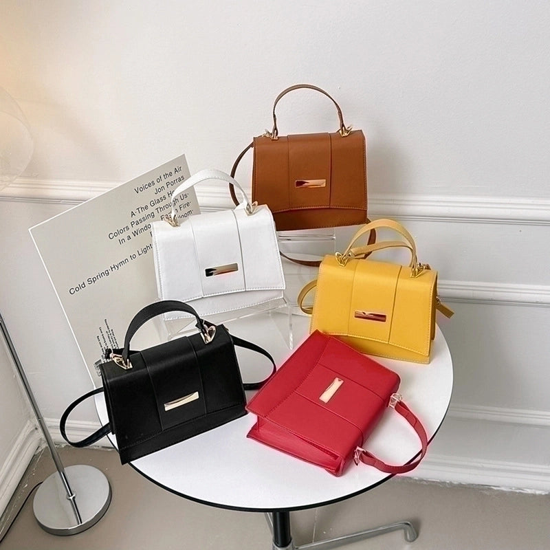 Women's Small Spring&summer Pu Leather Basic Handbag