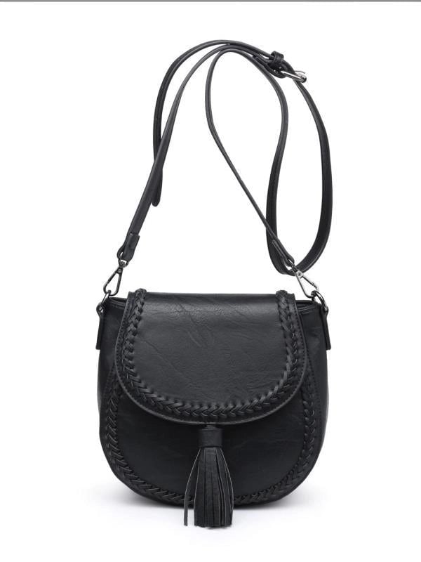 Women's Large All Seasons Pu Leather Vintage Style Saddle Bag