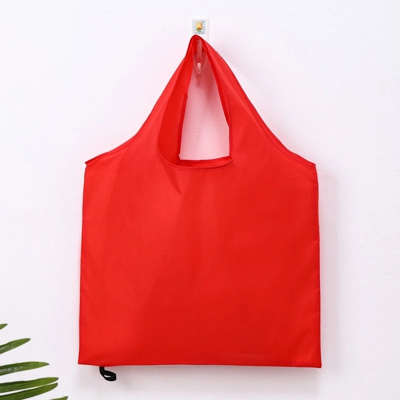 Casual Solid Color Polyester Shopping Bags
