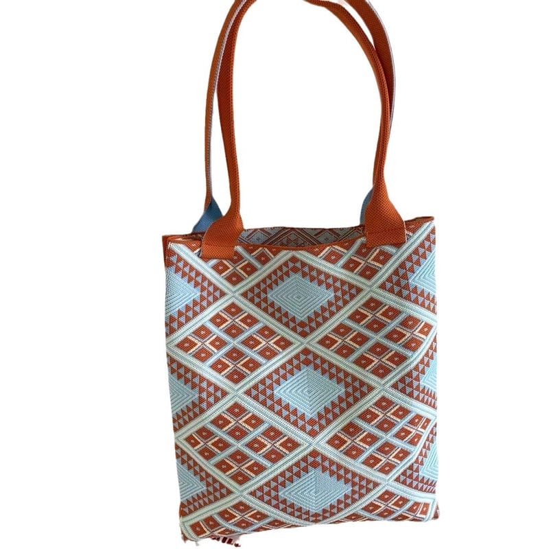Women's Large Polyester Geometric Streetwear Square Open Handbag