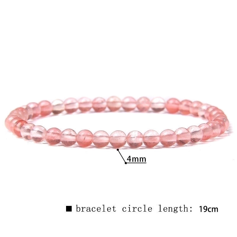 Minimalist Marble Natural Stone Beaded Bracelets
