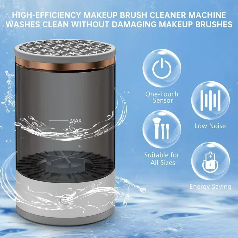 Rechargeable Electric Makeup Brush Cleaner.