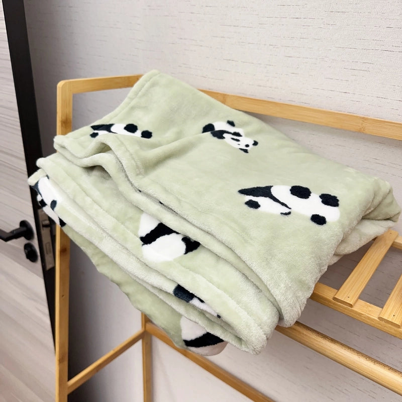 In Stock | Style Autumn And Winter Thickened Cartoon Crayon Small New  Casual Plush Blanket Dormitory Bed Sheet