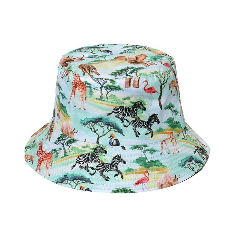 Women's Cute Duck Sewing Flat Eaves Bucket Hat