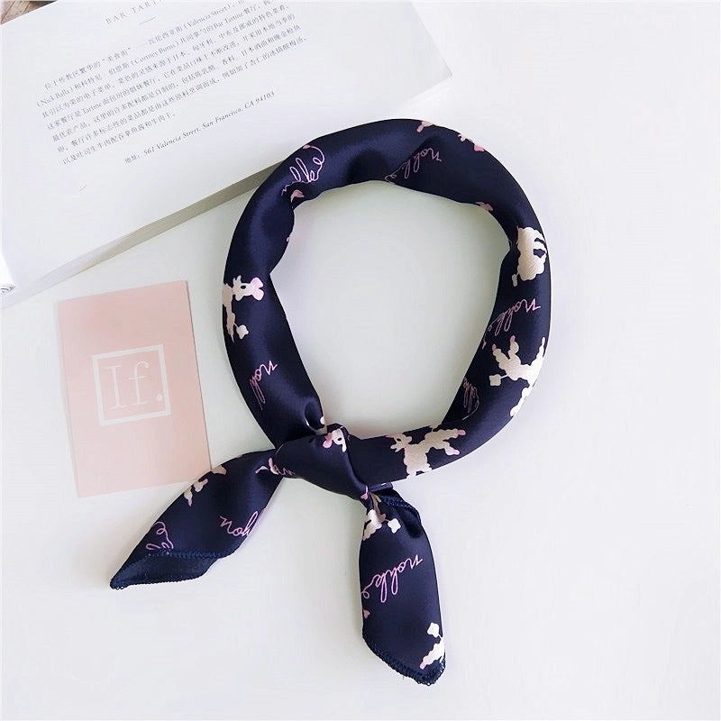 Cloth Scarf (1 Cartoon Navy)