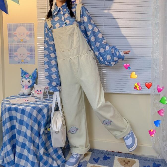 Fashion cute sheep pattern shirt KF81573