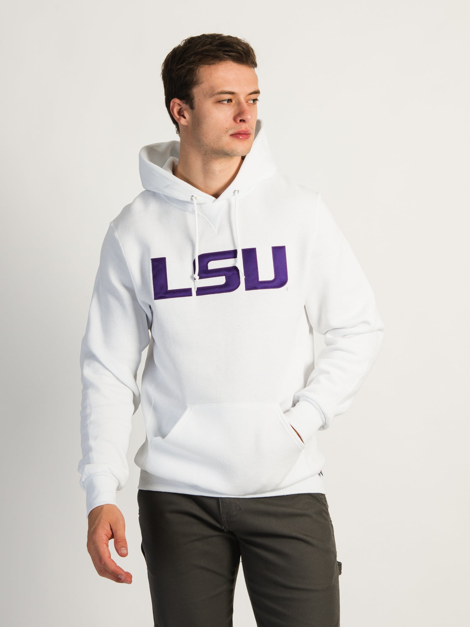 RUSSELL LSU PULLOVER HOODIE