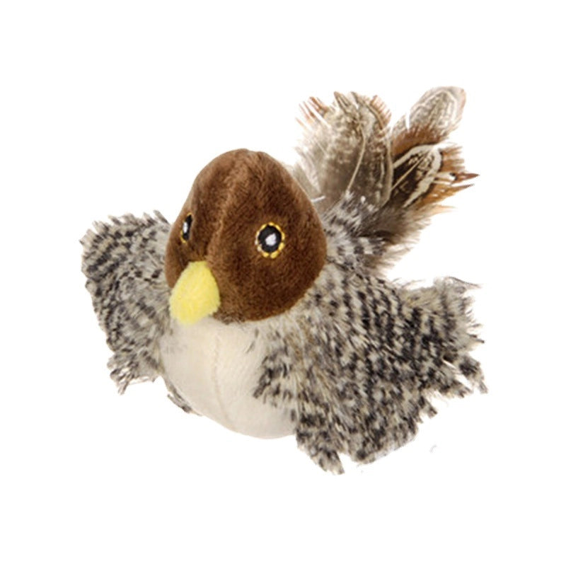 Cat Toys Dazzling Prey Series Sound Toys Touch Induction Cricket Bird Hedgehog Parrot