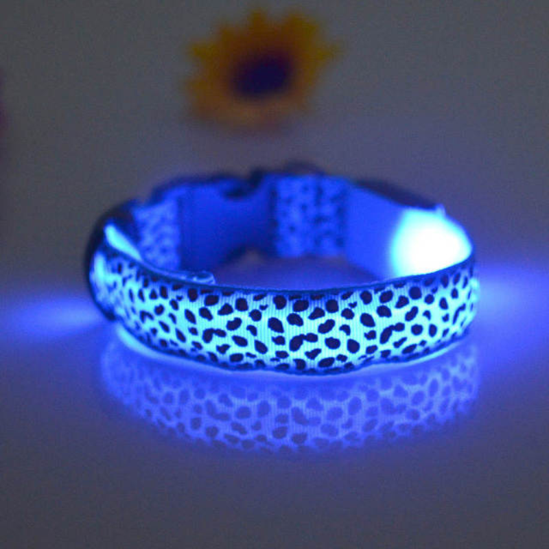 Leopard Light Flash Collars