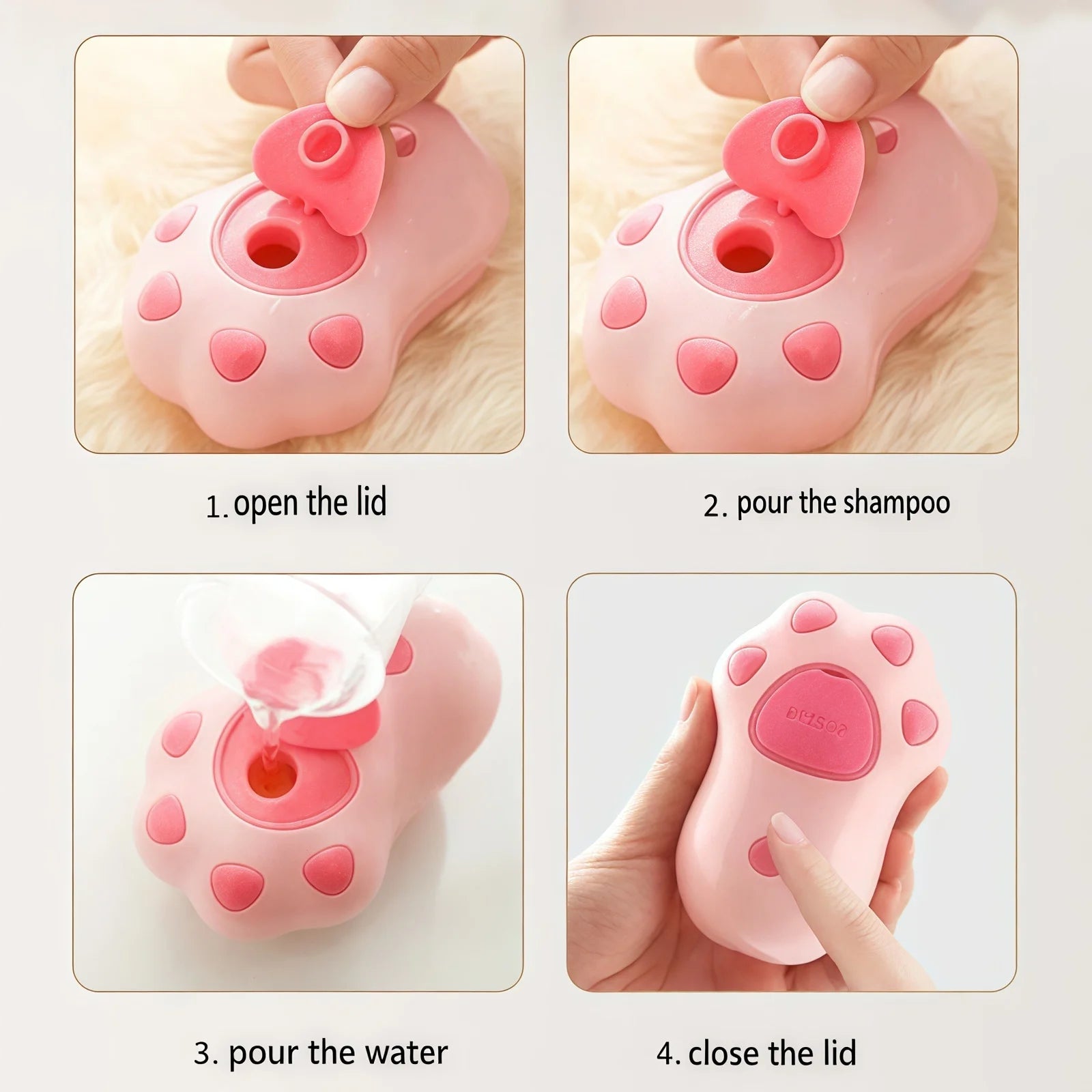 Pet Steamy Brush Pro - 3-in-1 Grooming. Massage & Steam Cleaning Tool