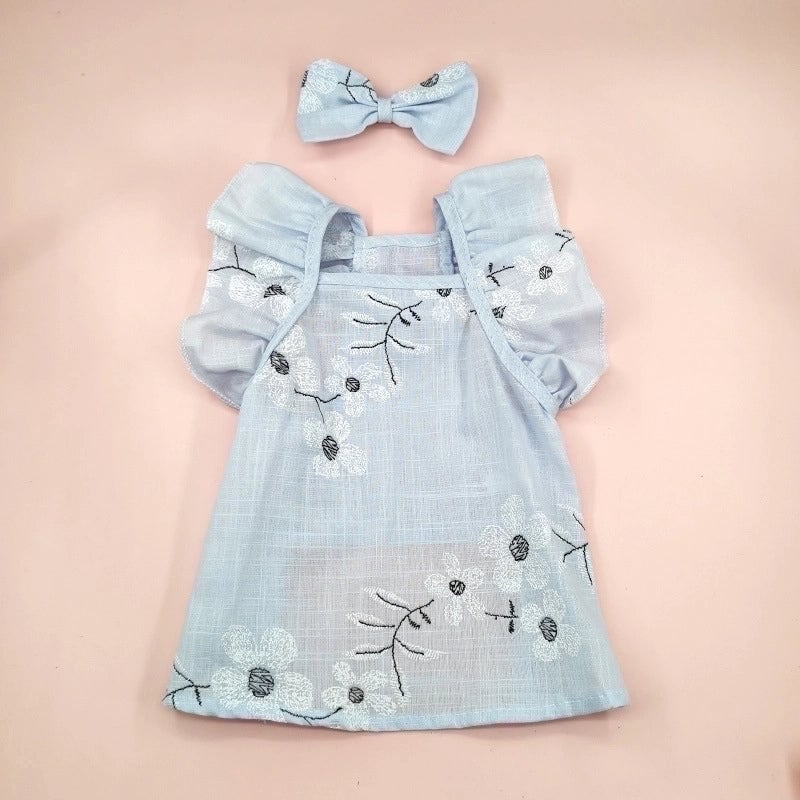 Sweet Cotton Flower Strawberry Pet Clothing