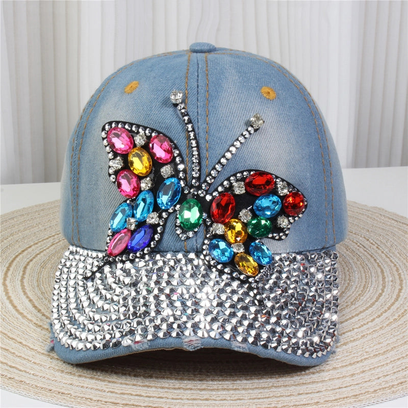 Unisex Streetwear Letter Usa Flower Curved Eaves Baseball Cap