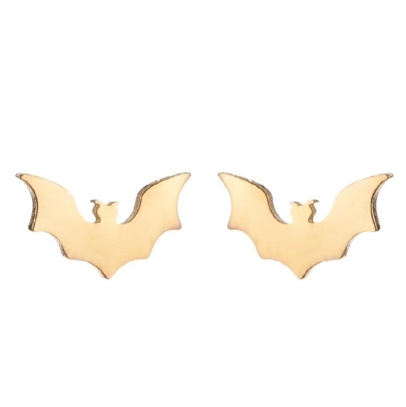 1 Pair Minimalist Animal Plating 304 Stainless Steel 18K Gold Plated Ear Studs