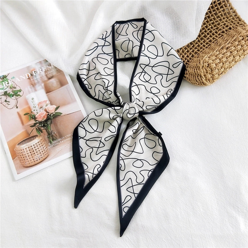 Fashion Printing Long Silk Scarf
