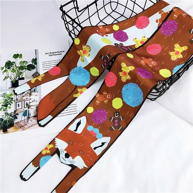 Scarf (1 Flower Cat) Nhmn0006-1-flower-cat