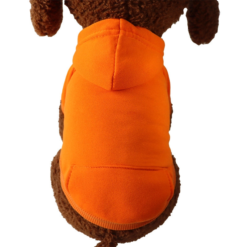 Pet Clothing Autumn And Winter Sweater Pocket Two-legged Clothes Sports Wind Dog Cat Clothes Pet Supplies Manufacturers
