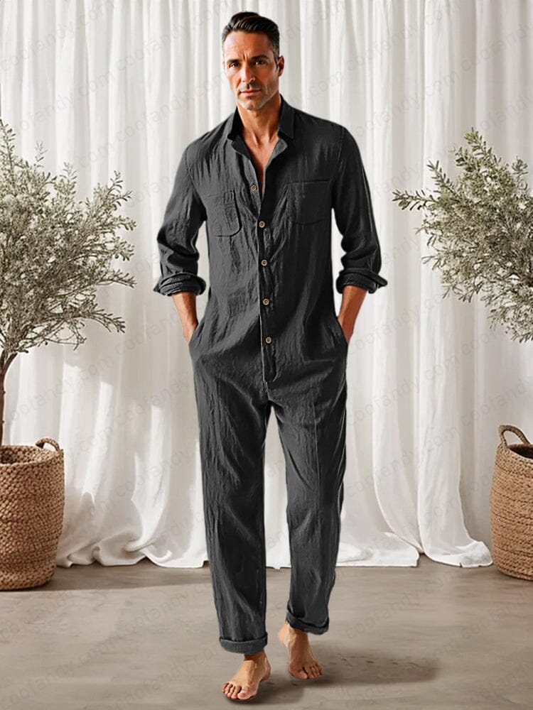 Classic Fit 100% Cotton Jumpsuit