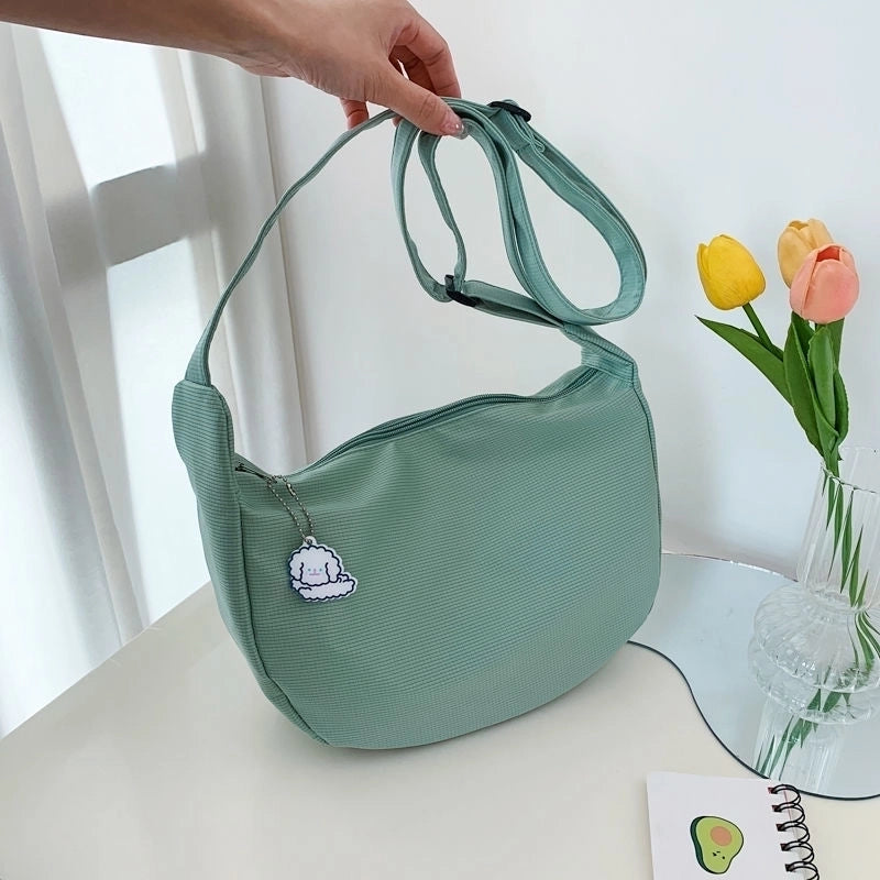 Women's Mini Pu Leather Solid Color Classic Style Square Open Shoulder Bag