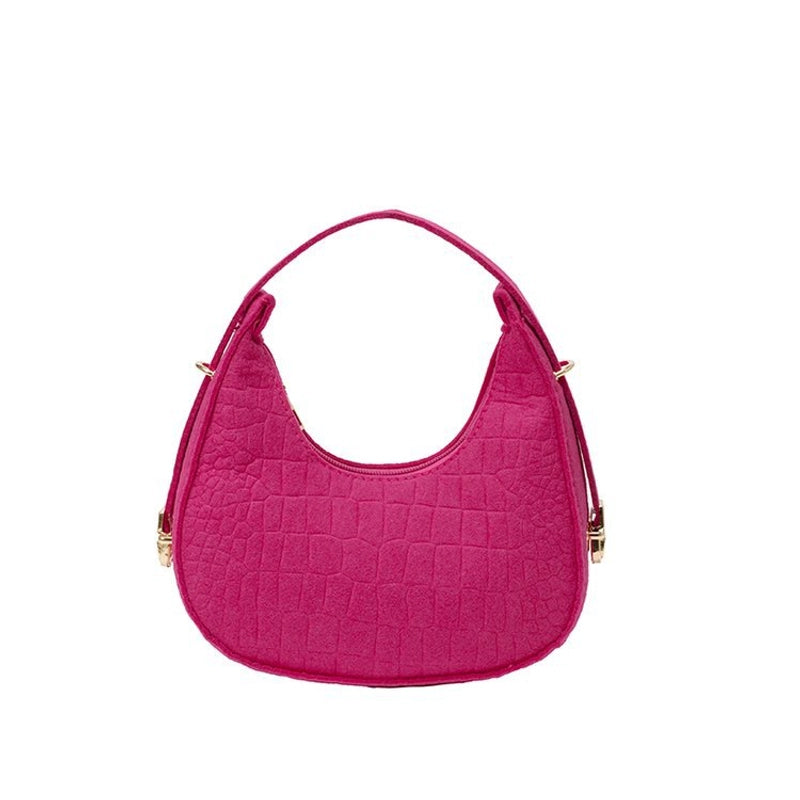 Women's Medium Polyester Solid Color Classic Style Streetwear Sewing Thread Square Zipper Handbag