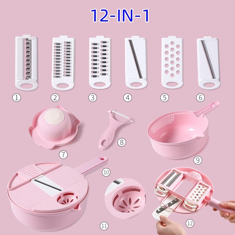 12-IN-1 Multi-Function Food Chopper